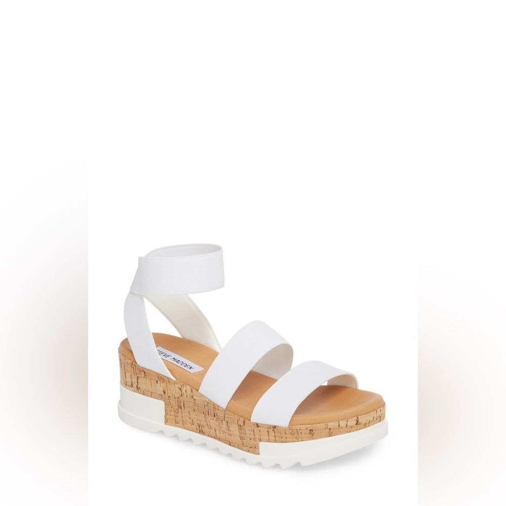 Steve Madden Bandi Sandal White (Size 10)